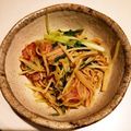 クックKUIUX2☆'s cooksnap of when they made 低糖質☆えのきと水菜とベーコンの炒め物.
