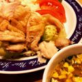ミライさん's cooksnap of when they made 炊飯器で楽チン♪ハイナンチキンライス.