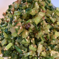 AOARA's cooksnap of when they made 大根葉のおかか醤油炒め.