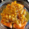 ●紅一点ママ's cooksnap of when they made サーモンムニエルのトマトマスタードソース.