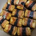 ＊なみへい＊'s cooksnap of when they made 節約ヘルシー♪豆腐のテリマヨベーコン巻き.
