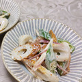 みかかめ's cooksnap of when they made ちくわとオクラのサラダ.