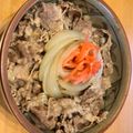 maezuchu's cooksnap of when they made 吉野家の味を追求♪あの馬鹿うま牛丼を再現.