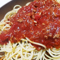 ♡のんちゃ♡♡'s cooksnap of when they made 簡単ミートソースの作り方♪トマト缶パスタ.