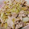 とかげのおかあさん's cooksnap of when they made 免疫アップ！豚肉とキャベツのガリバタ炒め.