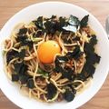 ゆい☆＊♪＊'s cooksnap of when they made 納豆スパゲッティ♪バター醤油味+塩昆布♪.
