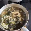 クック9P6O5D☆'s cooksnap of when they made ダイエット☆わかめと春雨のかき玉スープ.