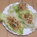 きらり流れ星's cooksnap of when they made 豚ひき肉のレタス包み.