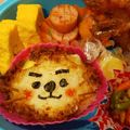 紬のママ's cooksnap of when they made 簡単なライオンさん弁当：キャラ弁.