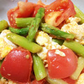 ★ゆっき～★'s cooksnap of when they made アスパラとトマトの卵炒め.
