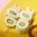 ちゅちゅちゃみ's cooksnap of when they made ☆お弁当の隙間に！枝豆ちくわ串☆.