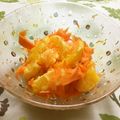 主食枝豆's cooksnap of when they made にんじんとオレンジのサラダ.