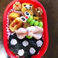 クックCNUQ1V☆'s cooksnap of when they made キャラ弁＊簡単＊リボンとドット柄なお弁当.