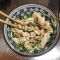 クックMQQTNW☆'s cooksnap of when they made ささみの梅・オクラ・みょうが和え.
