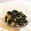 美味しい物ハンター's cooksnap of when they made ツナときゅうりわかめの酢の物★レモン汁で.