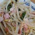 はらピーナッツ's cooksnap of when they made 大葉とベーコンともやしのポン酢炒め.