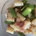 うめきち333's cooksnap of when they made オクラと長芋のベーコンソテー.