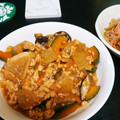 azu122's cooksnap of when they made かぼちゃと大根の鶏そぼろあん.