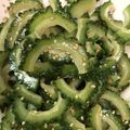 ぼなちょ's cooksnap of when they made ゴーヤのナムル☆苦くない⁉︎おつまみにも.