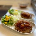 かっちゃん杉's cooksnap of when they made ステーキソースで食べるハンバーグ.