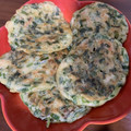 ホンくんママ's cooksnap of when they made 簡単★ニラと鶏むね肉のお焼き★.
