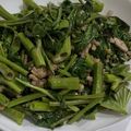 あや　ぱん's cooksnap of when they made シャキっと空芯菜とミンチのオイスター炒め.
