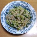 55才のおじさん's cooksnap of when they made レンジで簡単！搾菜もやしきゅうりナムル.