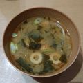 ラリー＆サラ's cooksnap of when they made アレンジOK！ちくわとわかめの味噌汁♡.