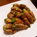 麻's cooksnap of when they made あまから☆ししとうの豚肉巻き.