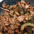 きんちょきん's cooksnap of when they made 簡単！なすとゴーヤの肉みそ炒め！！.