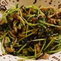 cibirei's cooksnap of when they made 豆苗の塩昆布和え.