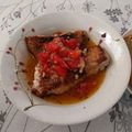 naho0's cooksnap of when they made 白身魚（キャットフィッシュ）でイタリアン.