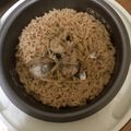 るりなぎ's cooksnap of when they made サバ缶ほうじ茶メシ　サバ缶　キャンプ飯.