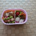 ☆まゆゆりりん☆'s cooksnap of when they made キャラ弁★うずら卵の簡単うさぎ.