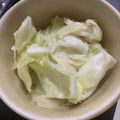 犬飼ってる's cooksnap of when they made 春キャベツのサラダ★ごま油＋レモン汁＋塩.