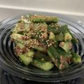 おーーお's cooksnap of when they made 簡単すぎ☆居酒屋のたたき梅きゅうり☆.