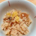 morismile's cooksnap of when they made ☆簡単♪さつま芋と舞茸の炊き込みご飯☆.
