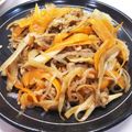 えリﾋﾟｮﾝ★'s cooksnap of when they made ピーラーで簡単♡牛肉とごぼうの金平.