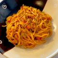 syk＿n's cooksnap of when they made キーマカレーリメイクスパゲティ.