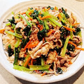 こうまさmam's cooksnap of when they made ほんだしタレで♪ゆで豚と小松菜のごま和え.