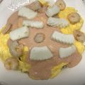 すぬ♥'s cooksnap of when they made シーフードオムライス☆マヨ明太ソース.