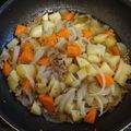 akahito's cooksnap of when they made ひき肉じゃが.