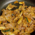 クック6ULLGH☆'s cooksnap of when they made かぼちゃと豚肉の豆板醤炒め♪.