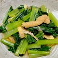 猫のしっぽ♡'s cooksnap of when they made オーブンレンジで簡単！小松菜の煮浸し.