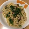 かずくん☆'s cooksnap of when they made 梅とサーディンのパスタ☆.