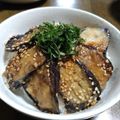 3姫の母's cooksnap of when they made 簡単ランチに♫茄子の照り焼き丼.