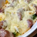 しろもちまる's cooksnap of when they made アボカドとゆで卵のマヨチーズ焼き.
