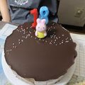 もこかあさん's cooksnap of when they made ガトーショコラとチョコ ムースのケーキ.