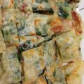 みさcafe's cooksnap of when they made ニラがおいしくなる切り方で～♪チヂミ☆.
