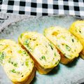 まぶたん's cooksnap of when they made 冷めても 美味しい♡ネギ入り卵焼き.